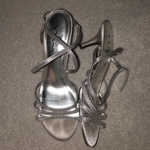 Sparkly kitten heels